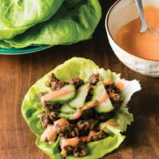 Korean Sizzling Beef Lettuce Wraps